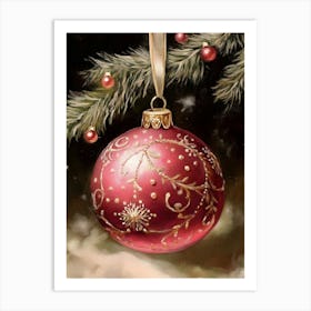 Christmas Ornament 4 Art Print