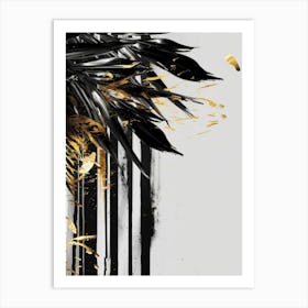 Gold Leaf 29 Art Print