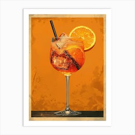 Cocktail With Orange Slices 6 Art Print