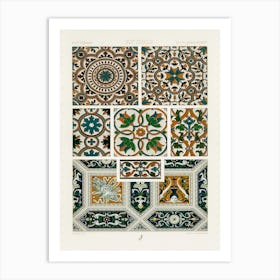 16th Century Pattern, Albert Racine (2) 1 Art Print