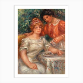 Tea Time (1911), Pierre Auguste Renoir Art Print
