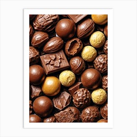 Chocolates Art Print