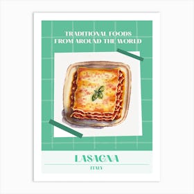 Lasagna Italy 1 Foods Of The World Art Print