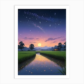 Night Sky 1 Art Print