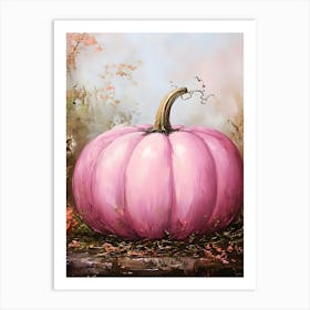 Pink Pumpkin 7 Art Print