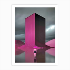 Pink Tower 1 Art Print