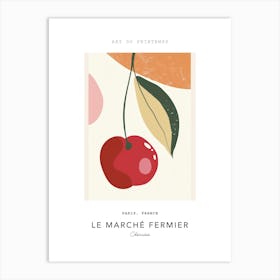 Cherries Le Marche Fermier Poster 1 Art Print