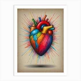 Heart Of Medicine Art Print