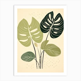 Tropical Leaves 1 Art Print