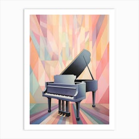 Abstract Geometric Music Illustration 1 Art Print