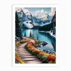 Path To The Lake Art Print