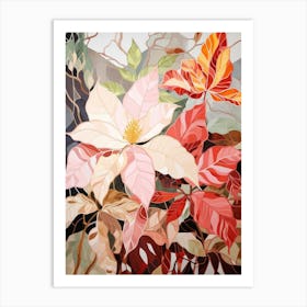 Poinsettia 2 Flower Painting Art Print