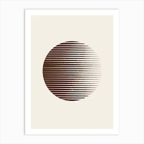 Doha Rhythms Minimalist Bauhaus Art Print