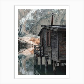 Canadian Boat House Art Print