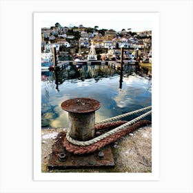 Newlyn Harbour Moorings (2008) Art Print