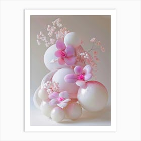 Bubble asbtraction Art Print