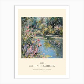 Cottage Garden Poster Enchanted Pond 5 Art Print