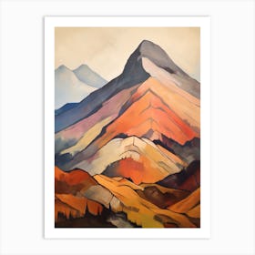 Beinn Dorain Scotland Mountain Painting Art Print