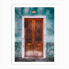 Weathered Doorway Of Burano Art Print