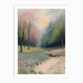 Walk In The Woods 1 Art Print