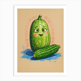 Cucumber Art Print