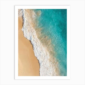 Aerial Beach Scene 2 Art Print