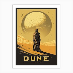 Dune Vintage Fan Art Poster 3 Art Print