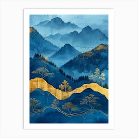 Asian Landscape 40 Art Print