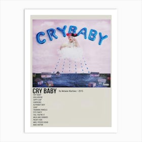 Cry Baby By Melanie Martinez 2015 Poster Art Print