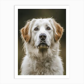 Golden Retriever. Generated AI. Art Print 3 Art Print