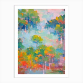 Aluminum Plant Impressionist Painting Art Print