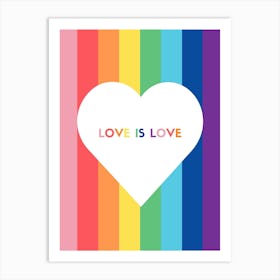 Love is love Art Print