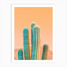 Cactus In The Desert 3 Art Print