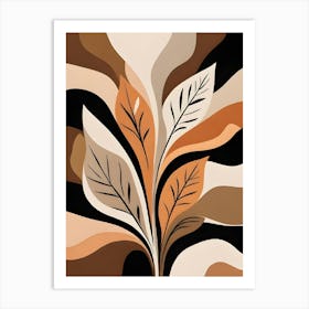 Abstract Leaves 23 Art Print