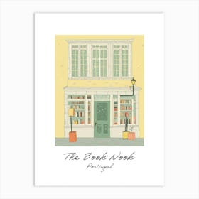 Portugal The Book Nook Pastel Colours 3 Poster Art Print