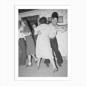 Round Dance, Pie Town, New Mexico, Among People Where Square Dancing Is The Usual Form Of Dancing, Regular Ball Art Print