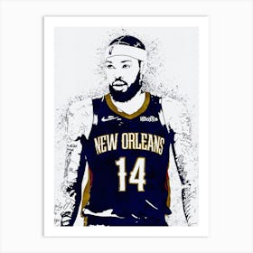 Brandon Ingram New Orleans Pelicans Art Print