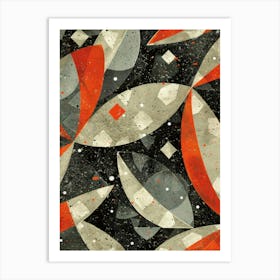 Abstract Leaves 63 Art Print