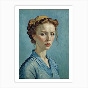 Portrait Of A Young Woman 9 Art Print