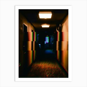 Hallway - Hallway Stock Videos & Royalty-Free Footage Wall Art Behind Couch Art Print