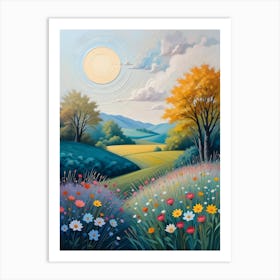 Flowering Meadow 2 Art Print