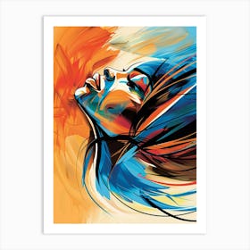 Abstract Of A Woman 67 Art Print