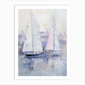 Sailboats Art Print