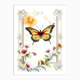 Monarch Butterfly Art Print