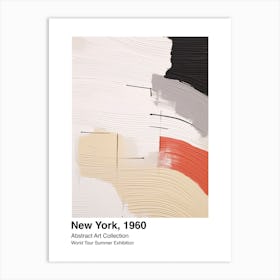 World Tour Exhibition, Abstract Art, New York, 1960 8 Art Print