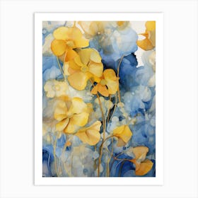 Yellow Poppies 1 Art Print