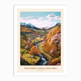 The West Highland Way Scotland 1 Hike Poster Art Print