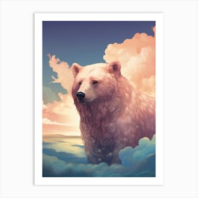 Bear In The Sky Art Print