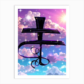 Hope Cross2 Art Print