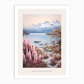 Dreamy Winter National Park Poster  Nahuel Huapi National Park Argentina 1 Art Print